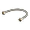 1/2″ Comp. x 1/2″ FIP Braided Stainless Steel Faucet Connector – 16″