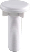 LDR 501 6415WT Faucet Hole Cover, 1/2-Inch Threaded Shank, Chrome
