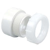 LDR Industries 506 6320 Adaptador de trampa, 1 1/2", blanco