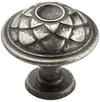 Amerock BP53027AP Padma 1-5/16 in (33 mm) de diámetro perilla de gabinete de peltre envejecido