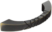 Cargar imagen en el visor de la galería, Brainerd P27757V-VBG-C - Tirador de gabinete arqueado Ayanna de 3 pulg. (76 mm), bronce con detalles dorados