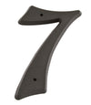 BHP Textured Plastic 5" (128mm) House Number - (Black)
