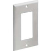 Single Gang Deco Wall plate White 62066