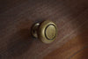 Gate House #Z780-31.5-LABM-D - 1-1/4 in. (32mm) Round Cabinet Knob, Antique Brass