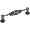128 Mm Center-to-center Distressed Antique Silver Birdcage Tuscany Cabinet Pull #749-128B-SIM