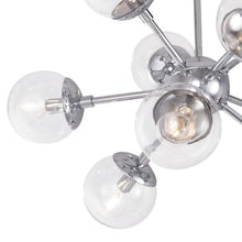 Load image into Gallery viewer, Kichler Lighting 9-Light Polished Chrome Clear Glass Pendant Light #82261