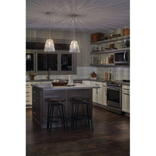 Load image into Gallery viewer, Kichler Brushed Nickel Transitional Clear Glass Cone Mini Pendant Light #82277