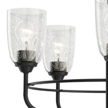 Cargar imagen en el visor de la galería, Candelabro Carlo de 23" y 5 luces, negro #82351