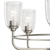 Carlo 23" 5 Light Chandelier Brushed Nickel #82361