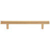 128 mm Center-to-Center Satin Bronze Square Dominique Cabinet Bar Pull #845-128SBZ