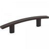 3" Center-to-center Brushed Oil Rubbed Bronze Square Thatcher Cabinet Bar Pull#859-3DBAC