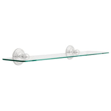 Load image into Gallery viewer, Franklin Brass Jamestown 24 inch Glass Shelf, Polished Chrome, Bathroom Accessories, 9065PC