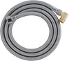 LDR Industries 509 5200 Kit de instalación para lavavajillas con adaptador macho angular, 1/2" x 3/8", acero inoxidable