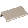 3" Overall Length Satin Nickel Edgefield Cabinet Tab Pull #A500-3SN