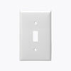 Enerlites White Mid-Size 1-Gang Toggle Switch Plastic Wall Plates #8811M-W