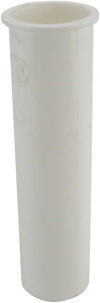 Plumb Pak PP906W Sink Tailpiece, 1-1/2 in Dia X 12 in L, Flanged, PVC, 1-1/2" x 12", White