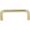 3" Center-to-Center Polished Brass Torino Cabinet Wire Pull #S271-3PB