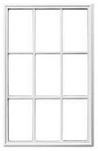 Load image into Gallery viewer, 22-in x 36-in Clear Front Half Door Glass Inserts With Grid Over Glass 9 - Lite ("For Sale In Store Only")