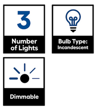 Load image into Gallery viewer, Kichler Metal Semi-Flush Mount Light – Olde Bronze, 14.02-in W #0615966