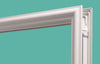Insertos de vidrio para media puerta con frente transparente de 22 pulg. x 36 pulg. con marco, 1 panel ("Solo para venta en tienda")