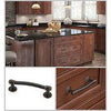 Brainerd Nautical 3-in Center to Center Bronze with Copper Highlights Arch Bar Drawer Pulls #P18639V-VBC-C