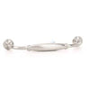 Brainerd Traditional Fluted 5-1/16-in Center to Center Satin Nickel Arch Handle Drawer Pulls #P33783W-SN-CP
