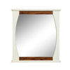 DECOLAV 9718-BLW ESPEJO DE PARED NATASHA 30" W X 2.50" DX 32" H" NEGRO LIMA BLANCO BRILLANTE