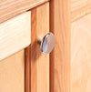 allen + roth 1-7/16-in Polished Chrome Round Modern Cabinet Knob
