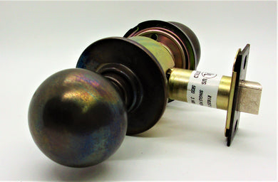 Global Door Controls Perilla de paso comercial estilo atardecer en bronce aceitado #GLA10SSUN-613