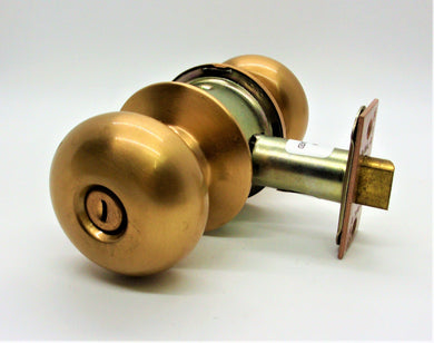 Global Door Controls Perilla de privacidad comercial estilo Mercury en bronce satinado #GLA40SMER-612