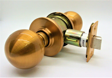 Global Door Controls Perilla de paso comercial estilo puesta de sol en bronce satinado #GLA10SSUN-612