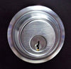 Global Door Controls - CERROJO DE UN CILINDRO, CROMO SATINADO #GLB460-626