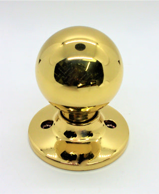 Sterling Dummy Knob, Polished Brass Finish, #GLSV170BAL-605