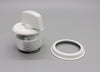 Global Door Controls TH1100-ZT-WH Pulsador de zinc en blanco,