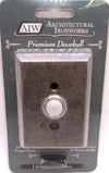 AIW 876N-DN Botón de timbre de puerta en níquel envejecido,