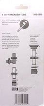 Cargar imagen en el visor de la galería, LDR Industries 505 6210 Tubo roscado de 1-1/4&quot;, plateado