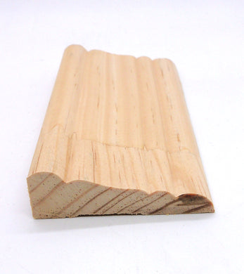 Wood Grain C100 Moldura de base de pino macizo de 11/16 pulg. x 2-1/4 pulg. x 7 pies (se vende solo en la tienda)