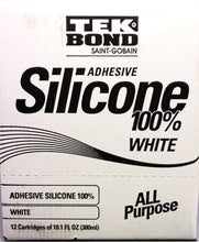 Cargar imagen en el visor de la galería, Sellador de silicona blanco TEKBOND de 10,1 onzas (paquete de 12)