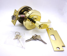 Load image into Gallery viewer, SECURITY PRO - Grade 2 Entry Lever In Polished Brass #SP5062AC L 3