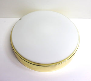 OXYGEN - Ceiling Flush Mount White & Polished Brass #2-6114-2