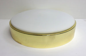 OXYGEN - Ceiling Flush Mount White & Polished Brass #2-6114-2