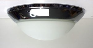 OXYGEN - Ceiling Flush Mount White & Polished Chrome #2-6113-14