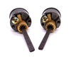 Cerradura General - 2 cilindros de cerradura de embutir con llaves iguales, (paquete de 2)