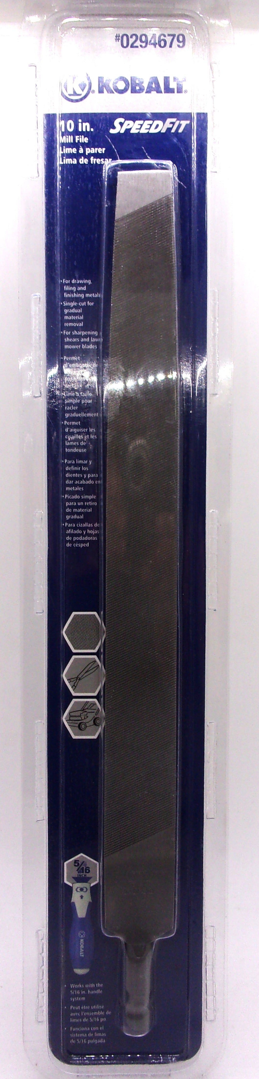 KOBALT Mill File 10 Inch  #0294679