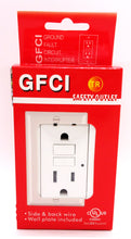 Load image into Gallery viewer, GFCI 15a Tamper Proof Self-Test Electrical Outlet Wall Receptacle UL943
