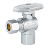 Eastman 1/4-Turn Angle Stop Valve â€“ 1/2 in. Sweat x 3/8 in. OD Comp