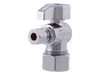 Eastman 10738LF SpeedFlex 5/8" x 3/8" Quarter-Turn Compression Angle Stop Valve