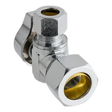 Cargar imagen en el visor de la galería, Eastman 10738LF SpeedFlex 5/8" x 3/8" Quarter-Turn Compression Angle Stop Valve