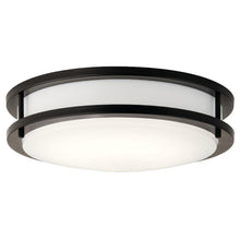 Load image into Gallery viewer, Kichler Lighting - 10784OZLED - 23W 1 LED Flush Mount - with Transitional inspirations - 3.5 inches tall by 11.75 inches wide