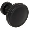1-3/8" Diameter Matte Black Jules Cabinet Knob #132MB